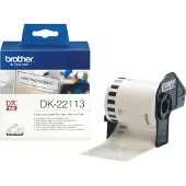 Brother DK-22113 - (62 mm) - Noir sur transparent - Étiquette