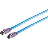 S-Conn 08-40041 S/FTP (S-STP) Bleu 3m Câble réseau Cat8 (08-40041)