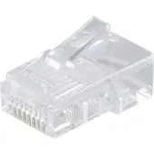 Shiverpeaks Connecteur modulaire BASIC-S RJ45, non blindé 8 pôles, 8 contacts occupés, contacts dorés, en