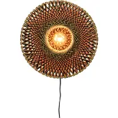 Good&Mojo - Applique Bali - Bambou/Noir - Ø44cm