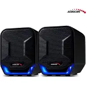 Audiocore Mini haut-parleurs stéréo compacts Ordinateur portable Ordinateur de bureau Boîtiers USB AUX