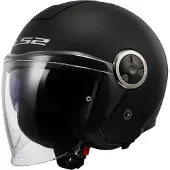 LS2 OF620 Classy Solid Mat Noir Casque Jet Taille XS