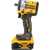 DeWalt Clé à molette de Impact 1/2" 18V DCF921P2LRT, 406Nm, 2x5.0Ah, TSTAK, jambe de sécurité, pas de chargeur, lanyard prêt, haute performance pour travaux professionnels