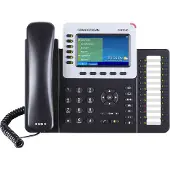 Grandstream Networks GXP-2160 SIP Telefon, HD Audio, 6 SIP-Konten, Farbdisplay