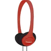 Koss KPH7 - Écouteurs - sur-oreille - filaire - jack 3,5mm - rouge