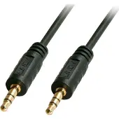 Lindy Premium - Câble audio - mini-phone stereo 3.5 mm mâle pour mini-phone stereo 3.5 mm mâle - 3 m - blindé - noir - moulé