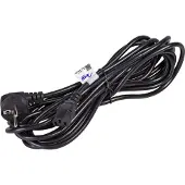 Akyga AK-PC-05 CEE7/7 IEC C13 (5 m), Câble d'alimentation, Noir