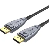 UNITEK C1616GY Câble DisplayPort (10 m), Câble vidéo, Noir, Gris