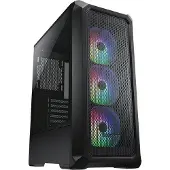 Cougar Archon 2 Mesh Case PC Midi Tower Black RGB Tempered Glass ATX/mATX/Mini-ATX