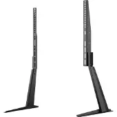 Goobay 6x 58525 Basic Pieds pour TV, noir - Support pour téléviseurs et moniteurs entre 32 et 70 pouces (81-178 cm) jusqu'à 50 kg, inclinable
