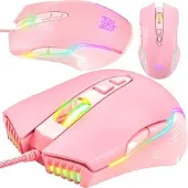 Onikuma Souris de jeu Cw905 Rose
