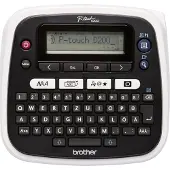 Brother P-Touch PT-D200BW - Étiqueteuse - Noir et blanc - transfert thermique - Rouleau (1,2 cm) - 180 dpi - jusqu'à 20 mm/sec - impression par 2 lignes