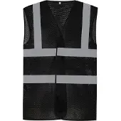 Yoko Gilet jaune haute visibilité à maille respirante