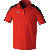 Erima Evo Star Polo Hommes - Rouge / Noir | Taille: 4XL