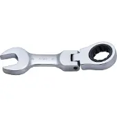 Bgs Clé mixte à cliquet courte à couder 19 mm (19 mm)