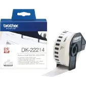 Brother DK-22214 - Blanc - Rouleau (1,2 cm x 30,5 m) de papier thermique
