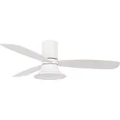 Beacon Ventilateur blanc avec lampe Flusso Ø132cm
