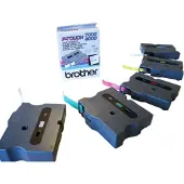 Brother TX-241 - (18 mm) - Noir sur blanc - Ruban