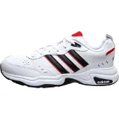 Adidas Baskets basses 'Strutter' rouge / noir / blanc