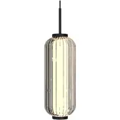 Aromas del Campo Suspension , Elma, dimmable, Noir, Salon / séjour, Verre, Design