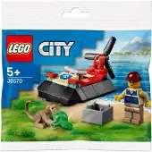 LEGO City 30570 Aéroglisseur pour le sauvetage des animaux