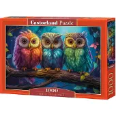 Castorland Puzzle Trois Petits Hiboux - 1000 pièces