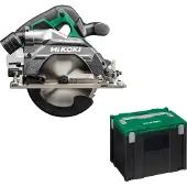 HiKOKI Scie circulaire - Ø165 capacité 66 - MultiVolt 36V Brushless sans batterie et chargeur HitCase
