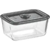 kela Pot de stockage Aurelia 1400ml 19,8x14,3cm H : 8,8cm transparent