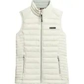 Superdry Femme Gilet Matelassé Fuji Lite Coupe Ajustée Gris Taille: 34