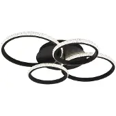 TRIO Plafonnier design Cires noir