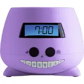 BigBen Interactive Réveil avec projecteur et enregistreur de voix Edition Limitée Licorne Violet