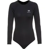 Roxy Ess Onsi Woman Long Sleeve Back Zip Shorty Noir,Gris XS Femme