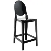 Kartell One More Tabouret de bar Glossy Black | 75 cm