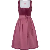Spieth & Wensky Dirndl 'Dasing' rose / rose foncé
