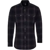 Spieth & Wensky Chemise folklorique 'Fetan' bleu foncé