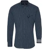 Spieth & Wensky Chemise folklorique 'Fellen' bleu foncé