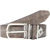 B.belt Ceinture beige foncé / argent