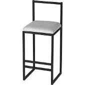Hannah Home , Nordic - Cream, tabouret de bar, crème, MÉTAL, 35 x 84 x 35 x cm
