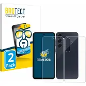 BROTECT Protection Clair (Samsung Galaxy A55), Téléphone portable : film de protection, Transparent