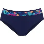 LASCANA Bas de bikini bleu marine / turquoise / orange / rose