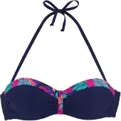LASCANA Hauts de bikini bleu marine / turquoise / bleu foncé / rose foncé