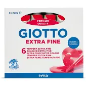 Giotto Tempera 12ml Rouge écarlate Résistant à l'eau Qualité professionnelle