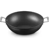 Le Creuset Wok Le Creuset Les Forgées Noir 32 cm 22