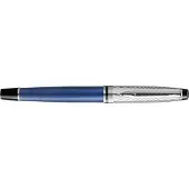 Waterman Stylo Plume Expert DeLuxe Bleu C.C. (F-bleu) (Argent, Bleu, Bleu, Métallique, 1x)