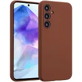 Accezz Coque Liquid Silicone Samsung Galaxy A55 - New Tea Brown