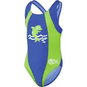Beco Femmes, Maillot de bain, Beermann GmbH -SEALIFE Maillot de bain standard bleu/vert 80, Bleu, (80)