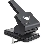 Rapesco Perforateur - - HD865-P2 - Noir - 63 feuilles - Protection antibactérienne