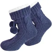 Normani Chaussettes marine / blanc
