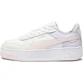 Puma Baskets basses 'Carina Street' jaune pastel / violet pastel / rose pastel / blanc