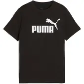 Puma T-Shirt 'ESS No. 1' noir / blanc
